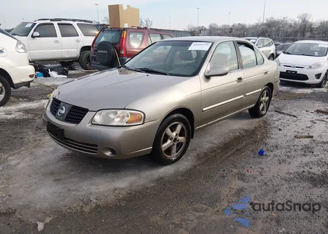 2004 Nissan Sentra 2.5S from USA, damaged, VIN 3N1AB51A74L488975